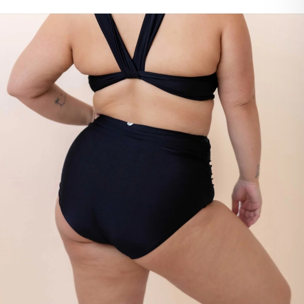 Nani Swim High Rise Rouched Bottoms - Picture 4 of 7